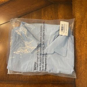 NEW blue button t-shirt from Amazon! Size XL